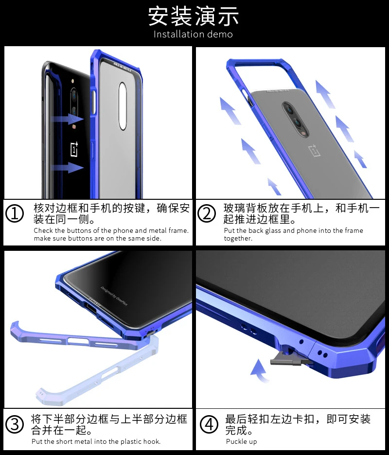 Чехол для OnePlus 6T One Plus 6T премиум-класса, алюминиевый металлический чехол в форме бриллианта для OnePlus 6T 9 H, прозрачная задняя крышка из закаленного стекла