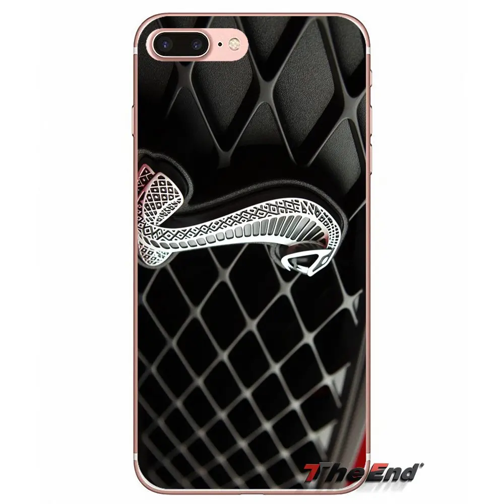 Мягкий чехол для Samsung Galaxy S3 S4 S5 MINI S6 S7 edge S8 Plus Note 2 3 4 5 Grand Core Prime Shelby Cobra Mustang с