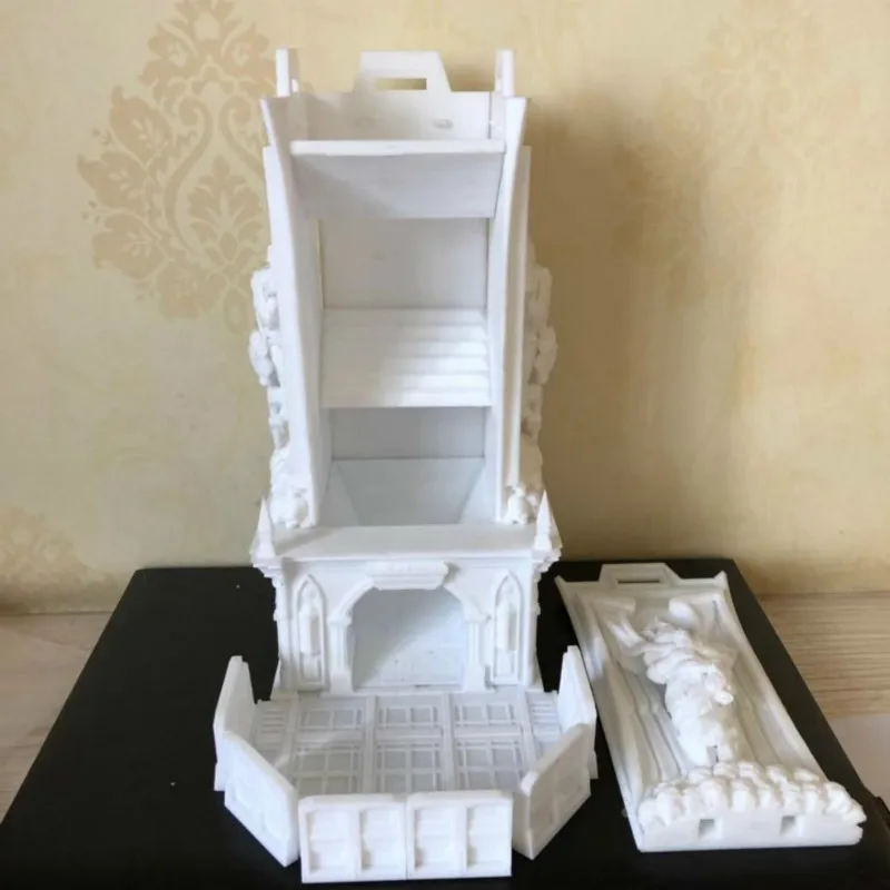 Башня для игральных костей Подземелья и Драконы DND миниатюрный замок моделирование с лотком модельная фигурка из смолы комплект RPG игры неокрашенные наборы