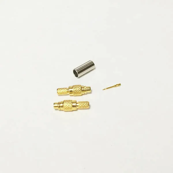 Новый штекер MMCX для RG316 RG174 LMR100 прямой позолоченный|coax rca connector|coax bnc connectorcoax compression