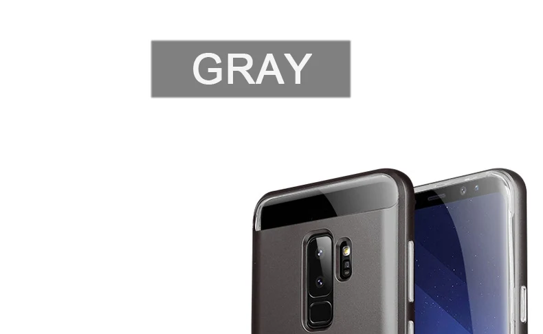 Чехол CAPSSICUM с подставкой, прозрачный чехол для samsung Galaxy S9 S9 Plus, PC, TPU, гибкая задняя крышка с подставкой, оболочка S9Plus