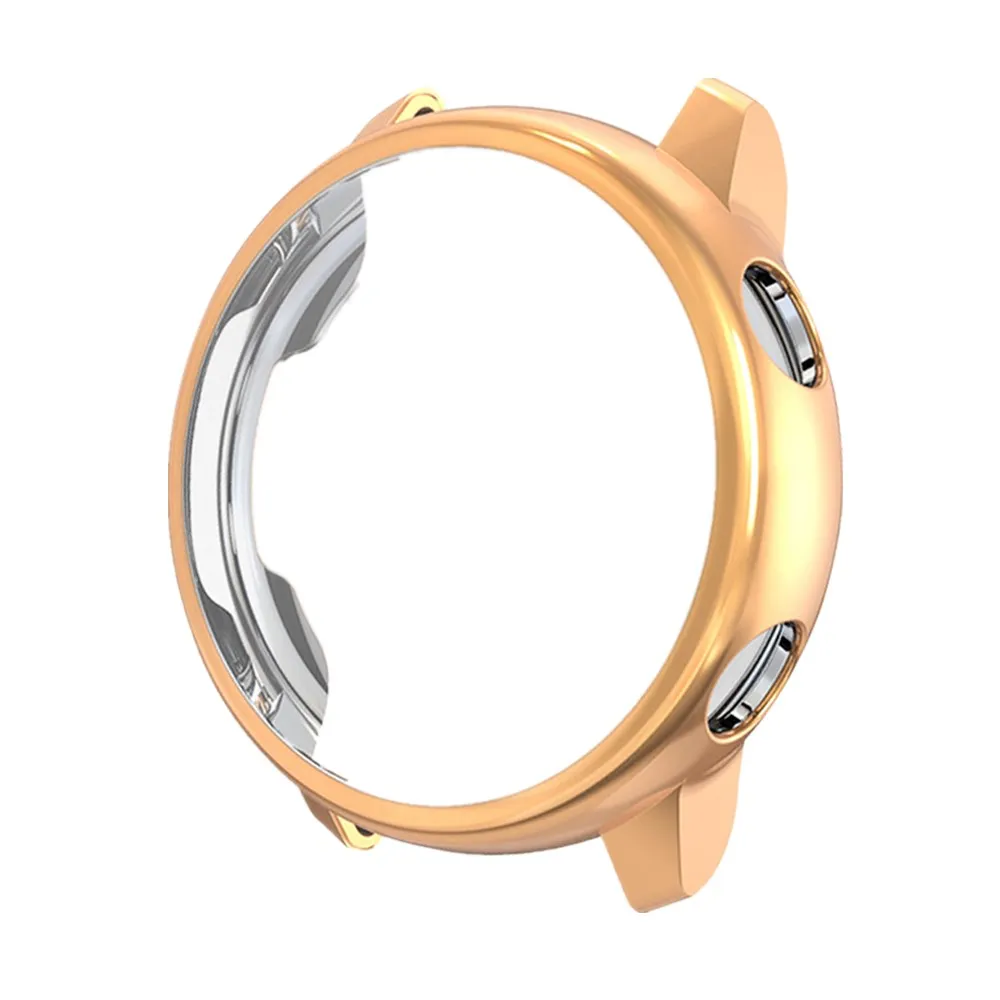 Rose gold Чехол для galaxy watch active для samsung galaxy watch active bumper, защита для экрана из ТПУ, защитный чехол - Цвет: Rose gold