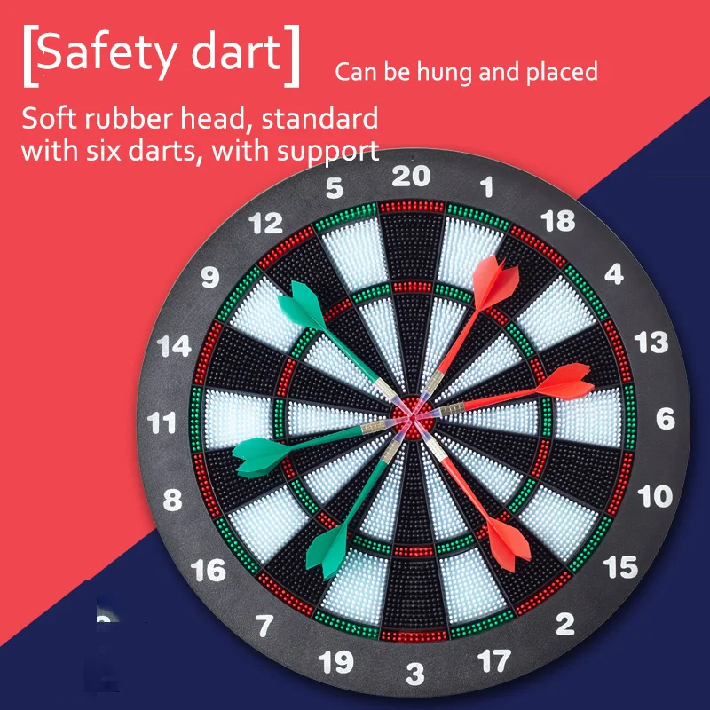 16 дюймов безопасный Дартс мягкий клей головой дротик иглы набор детей Фитнес