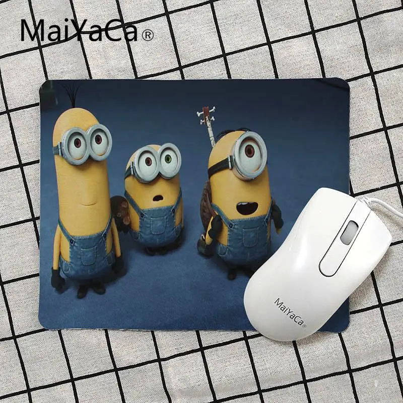 No Lock Edge25x29cm MaiYaCa Высокое качество Миньоны ноутбук компьютер коврик для мыши Размер для 18x22 см 25x29 см маленький коврик для мыши - Цвет: No Lock Edge25x29cm