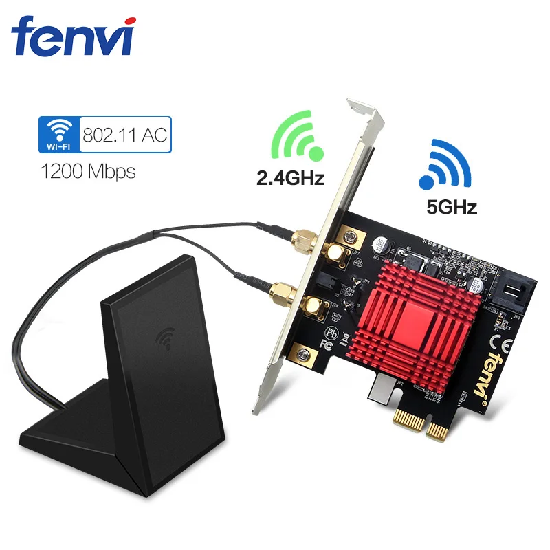 Двухдиапазонный 802.11ac Killer Network Bigfoot 1200M беспроводной AC Wifi Bluetooth 4 1 PCI Express PCi E