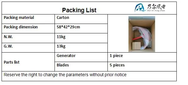 Вертикальная ветряная турбина с красным фонарем на крыше 100 Вт привлекательная и