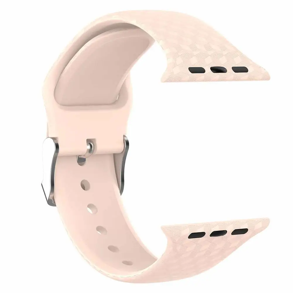 Силиконовый ремешок для Apple Watch 38 мм 42 IWatch 4 Band 44 40 спортивный браслет 3 2 1