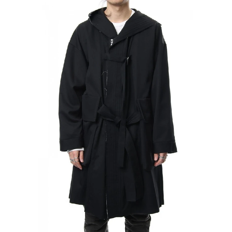 

2019 New design ultra-loose men's coat autumn and winter double stitching catwalk clothes S-6XL! Big yards men's clothing