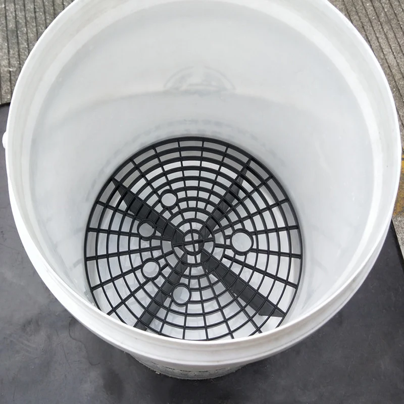 

Two Buckets Car Wash Sand And Gravel Filter Net Stone Isolation car Accessories Tools