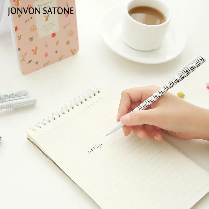 JONVON SATONE 10 шт. ручка с милым мультяшным рисунком для нейтральной ручки офисные