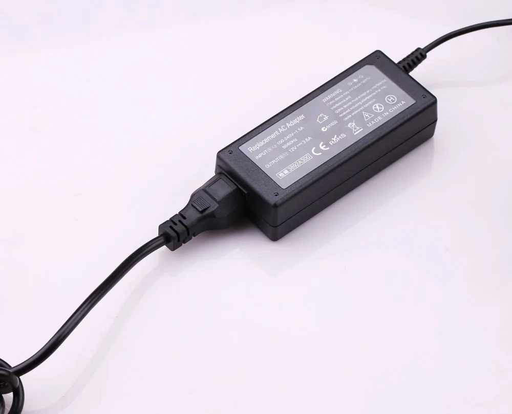 12V 3.6A AC адаптер питания настенное зарядное устройство с ЕС или США штекер кабель