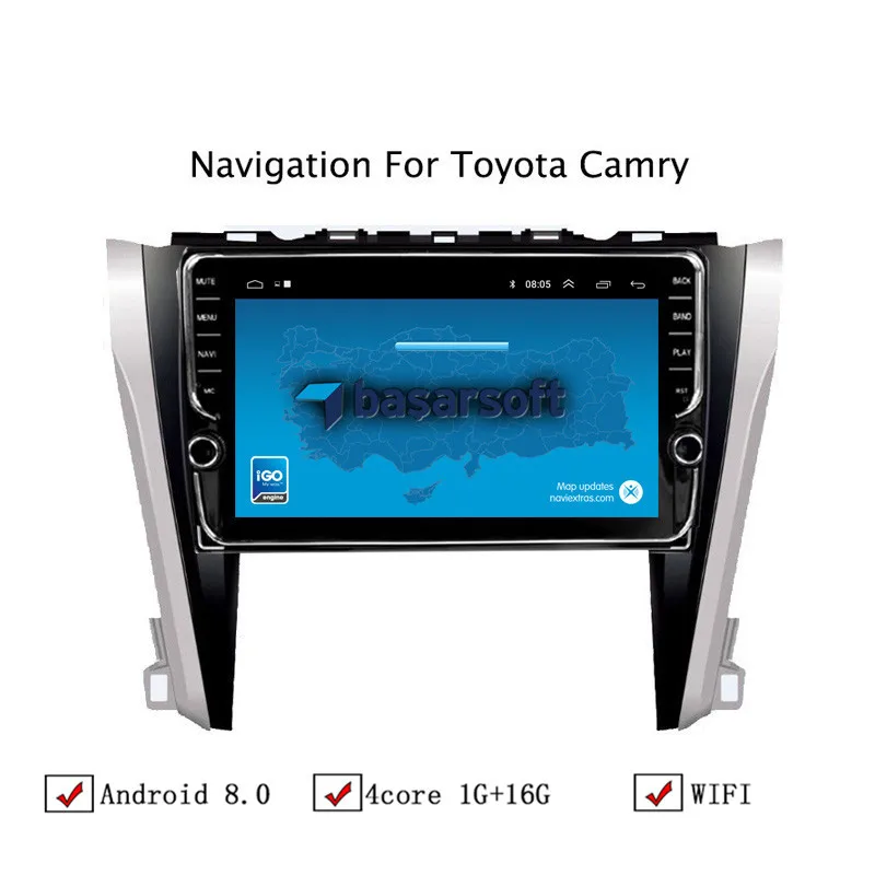 10 1 &quotAndroid 8 автомобильный gps навигатор для Toyota Camry 2015 2016 радиоприемник стерео