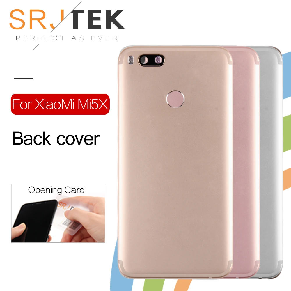 SRJTEK для Xiaomi Mi A1 крышка батареи MiA1 задняя дверь чехол 5X Кнопка громкости