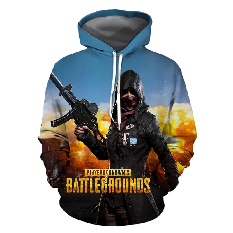 PUBG мужской и женский костюм игра толстовки Косплей осень европейский