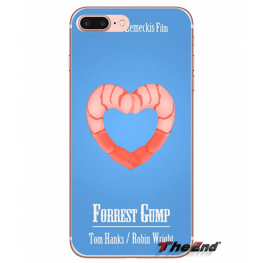 Силиконовый чехол из ТПУ для iPhone X 4 4S 5 5S 5C SE 6 6S 7 8 Plus Samsung Galaxy J1 J3 J5 J7 A3 A5 2016 2017 Forrest Gump