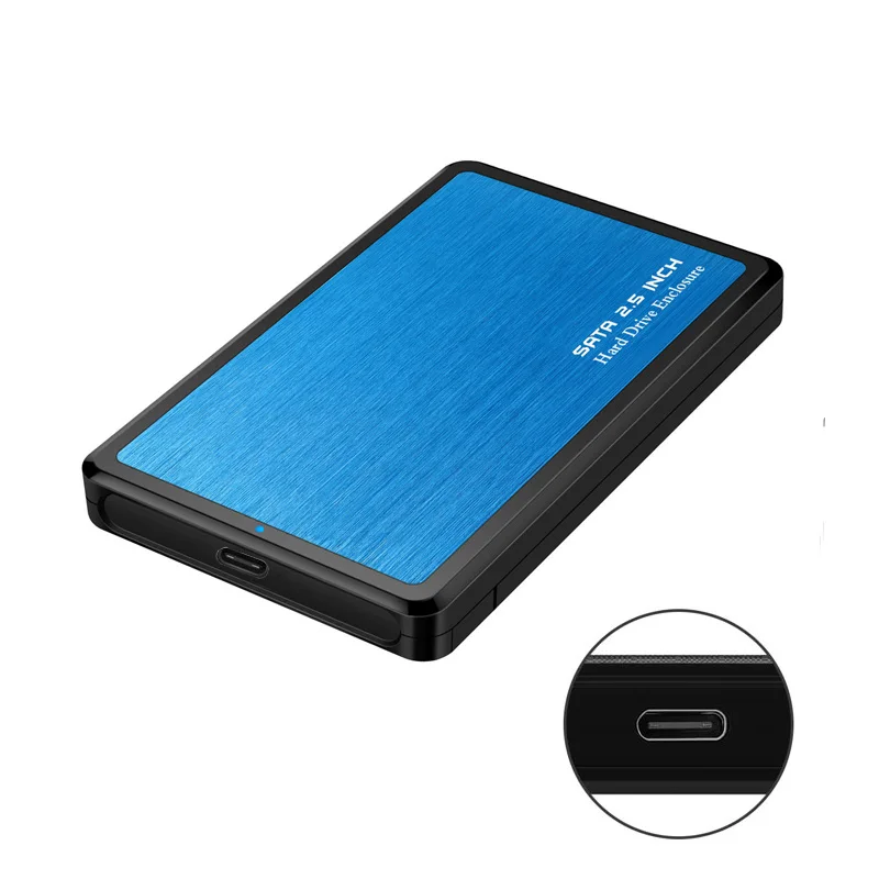 Корпус для жесткого диска 2,5 SATA на USB 3,1, корпус для жесткого диска SSD, коробка для жесткого диска Type C 3,1, корпус с поддержкой UASP для окна/Max/Linu