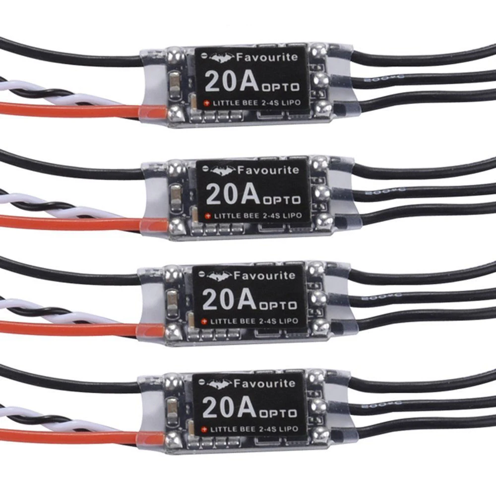 Wenland 4 шт. LittleBee 20A OPTO BLHeli 2 4S ESC Бесщеточный OneShot125 для FPV квадрокоптера|esc brushless|littlebee
