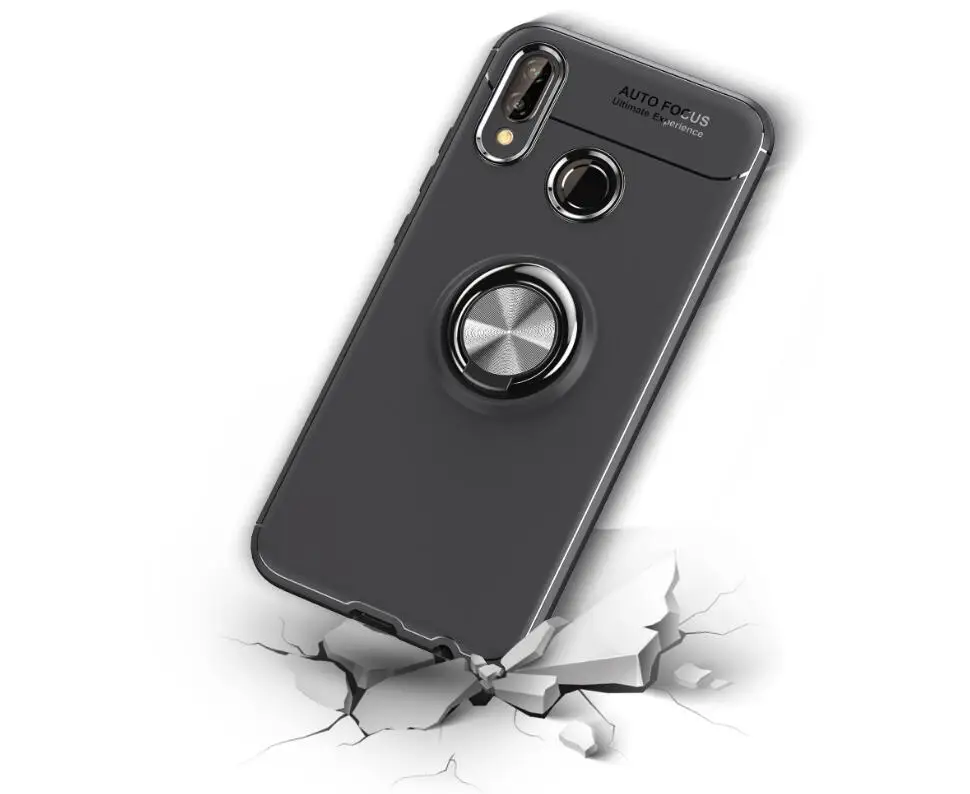 Для huawei P20 Lite/P20 Pro/P20 мягкое резиновое магнитное кольцо на палец TPU полная посылка