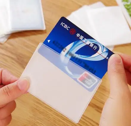 

Прозрачный ID держатель для карт девушка автобус автомобиль банк Ic карта Визитная Карточка Чехол для карт