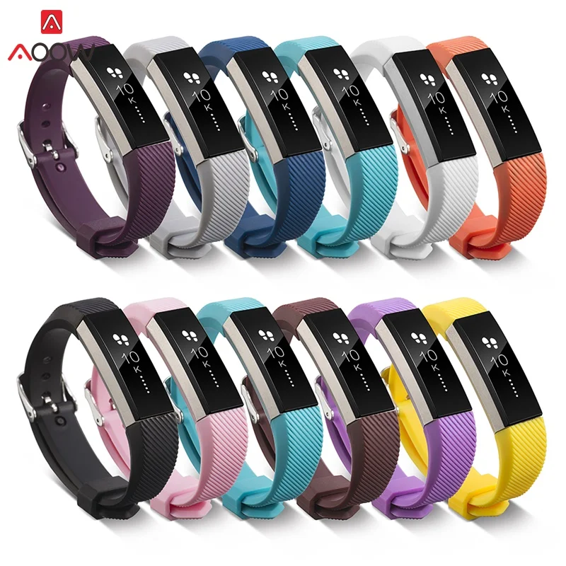 Мягкий силиконовый регулируемый ремешок для Fitbit Alta HR браслет часы замена