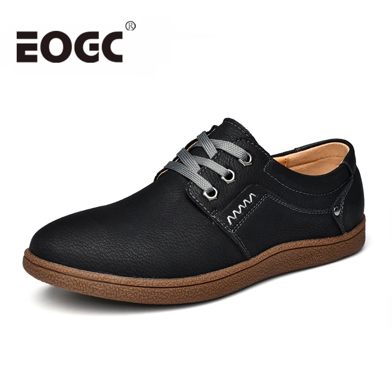Brand Split Leather shoes men Loafers Breathable boat casual sneakers zapatos de hombre | Обувь