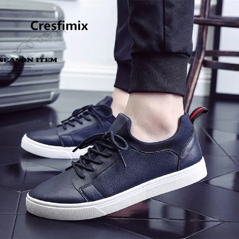 Туфли Cresfimix мужские модная удобная Уличная обувь из искусственной кожи на