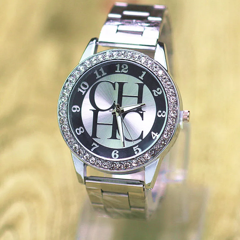 Relojes mujer новые модные роскошные Брендовые женские часы из Женевы нержавеющей