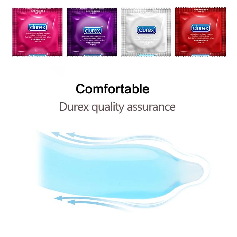 Durex волшебный Презерватив Ультра Тонкий Секс продукт натуральный каучук