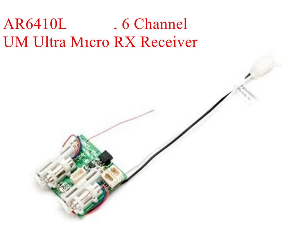 AR6410L DSM2 6 канальный ультра микро приемник с интегрированным щеткой ESC 2 линейными