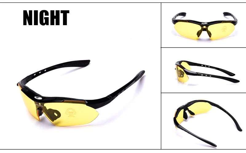 Велосипедный Спорт Рыбалка Защита от солнца очки Gafas для глаз Велоспорт Ночное