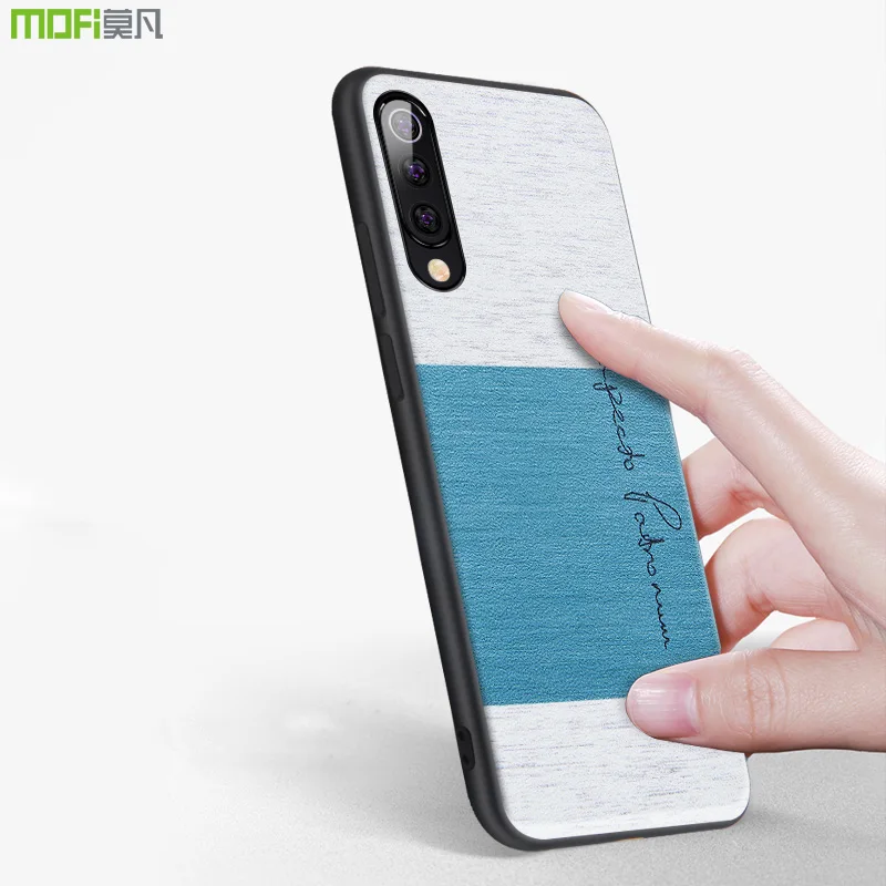 Чехол для xiaomi mi 9 SE, задняя крышка, мягкая на ощупь, хлопковая ткань, синий, mi 9 pride edition, coque, MOFi mi 9 global чехол
