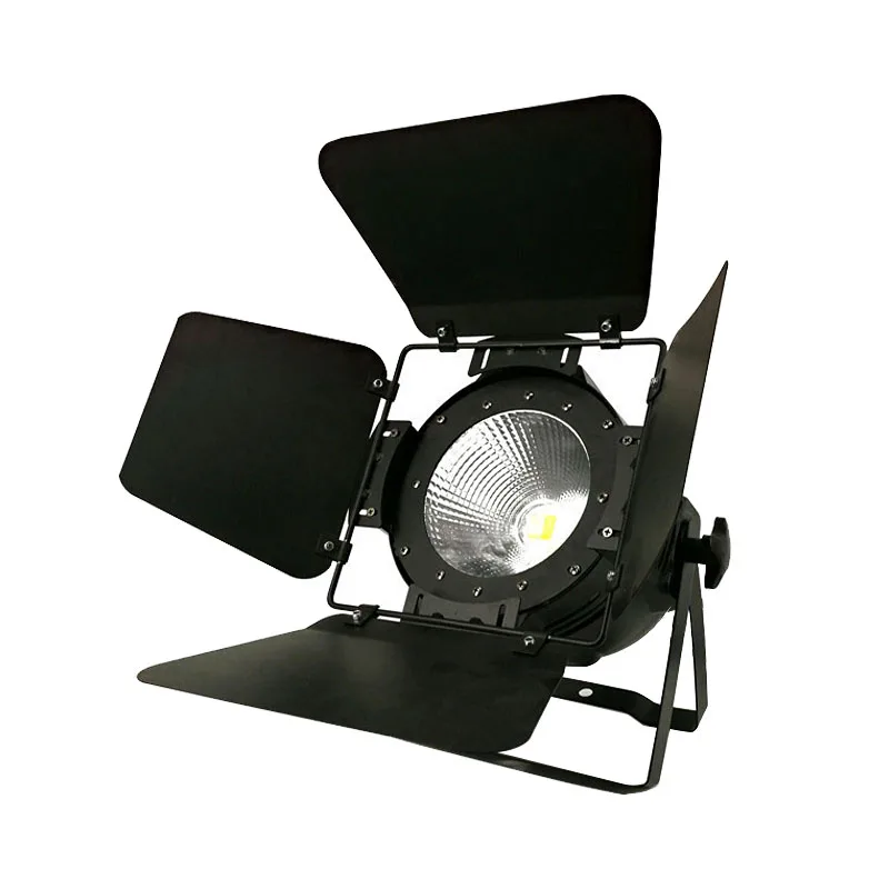 4 шт./лот Led Blinder 100 Вт COB Par Light 6in1 RGBWA + UV с дверями амбара 10 каналов DMX 512 сценическое