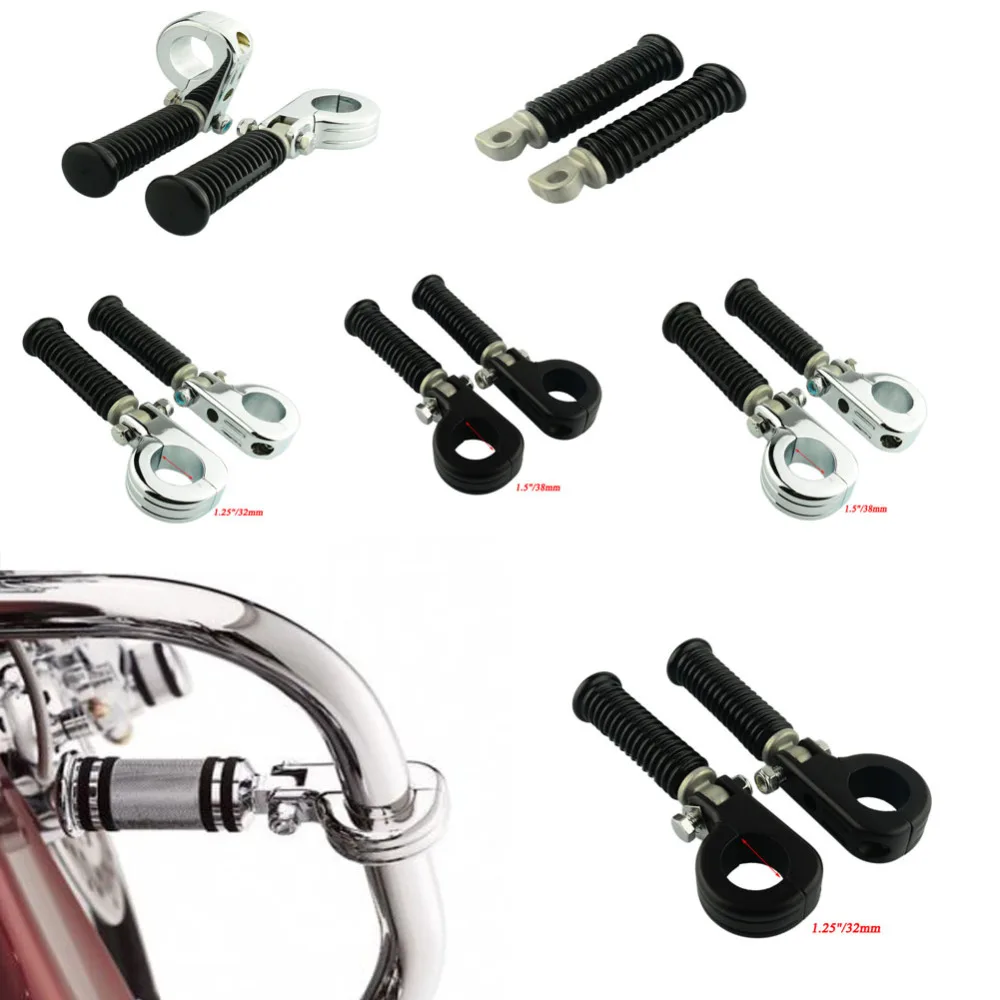 Подножки для мотоцикла 1 25 дюйма 32 мм с креплением Harley Sportster Softail Suzuki Yamaha Honda GoldWing
