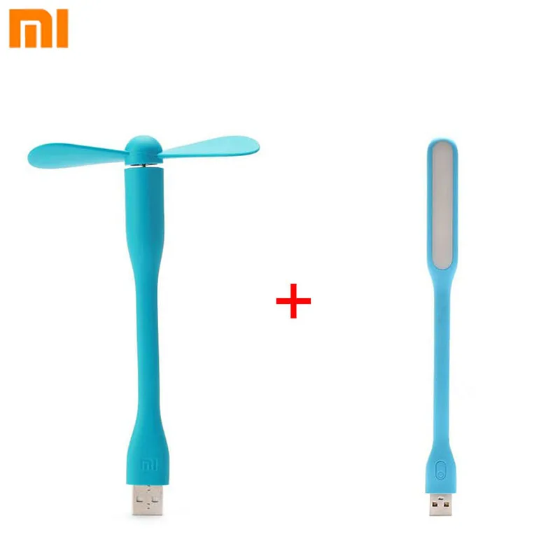 Мини вентилятор Xiaomi Mijia гибкий портативный USB для портативного зарядного