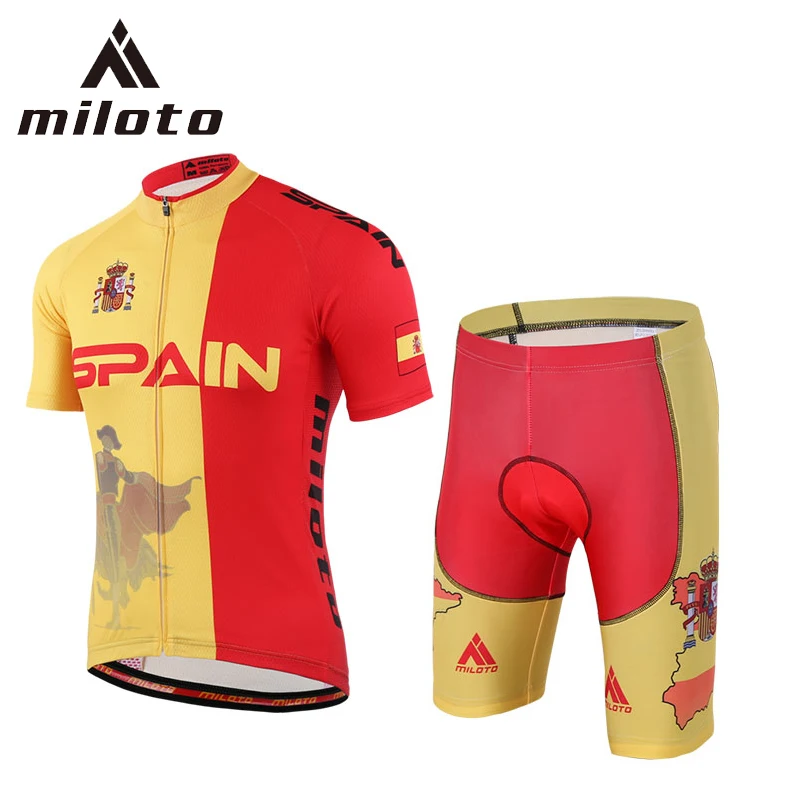 Miloto Pro Джерси велосипедные шорты Наборы для мужчин Мужская Дышащая MTB велосипед