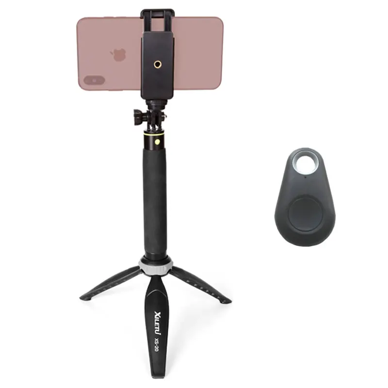 Classic Black XILETU GE-80T набор штатив монопод селфи палка с Bluetooth пульт дистанционного управления для Android и iphone - Цвет: Classic Black