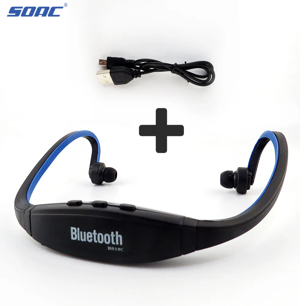 Neckband Bluetooth Earphone Wireless built in Microphone Support TF Card Slot FM Hands Free | Электроника