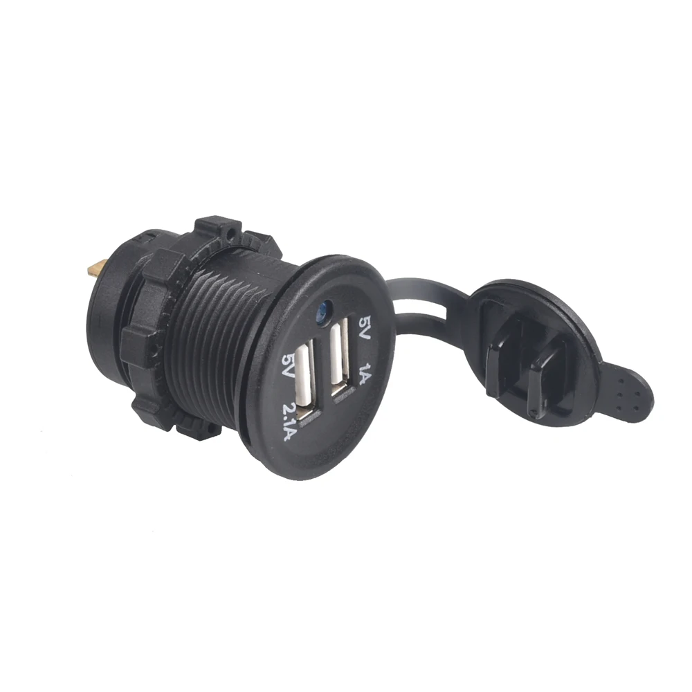New Arrive 12V Dual USB Car Cigarette Lighter Socket Splitter Charger Power Adapter Outlet Accessories | Автомобили и мотоциклы