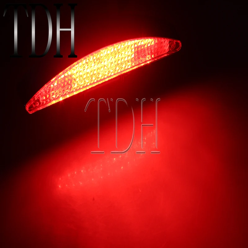 

Motorcycle LED Taillight Red Lens Integrated Brake Stop Running Lamp Tail Light For Harley Cafe Racer Bobber Chopper