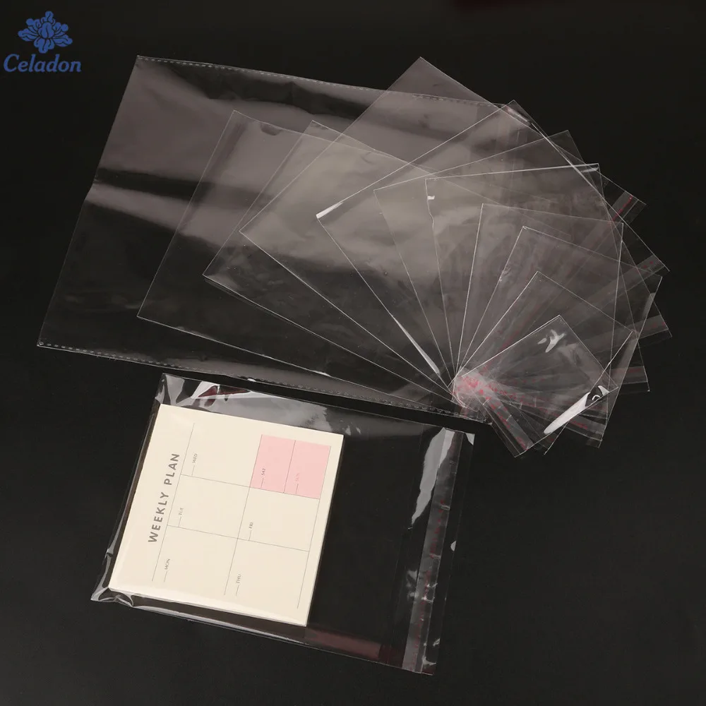 Новое поступление 400 шт./лот многоразмерная прозрачная самоклеящаяся