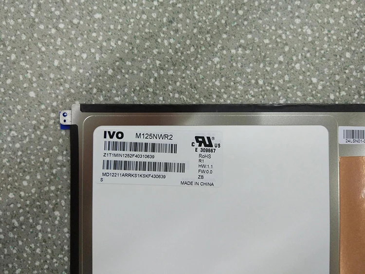 Матрица ноутбука 12 5 &quotсветодиодный ЖК-экран M125NWR2 R1 1366x768 WXGA HD eDP 30 контактов