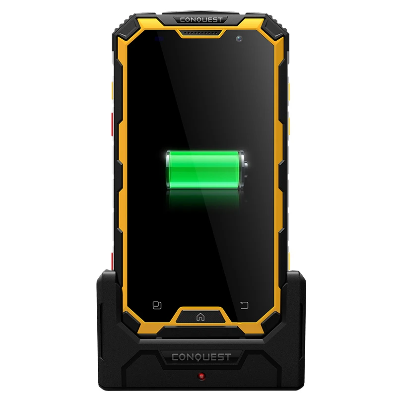 Conquest S8 PTT Walkie двусторонний смартфон MTK6753 3 ГБ 32 ГБ 5 дюймов Celular 6000 мАч Android 7,0 NFC прочный водонепроницаемый мобильный телефон