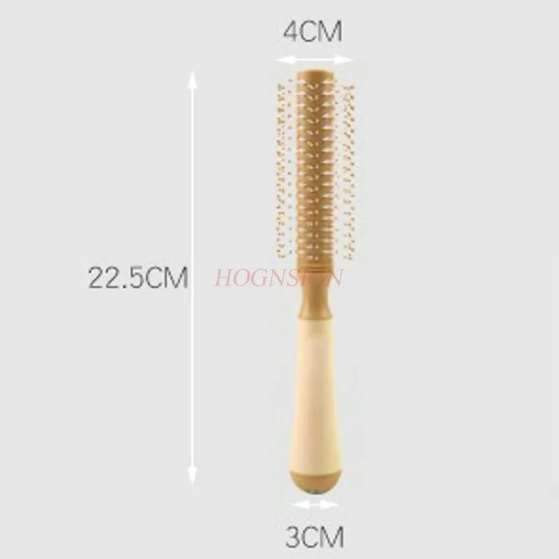 

Round Roller Comb Hair Volume Combs Curling Special Hairbrush Pear Flower Buckle Shape Straight Massage Men And Hairdressing