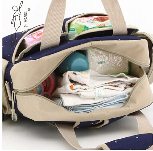 5 шт./компл. сумки для подгузников в горошек брендовая большая сумка