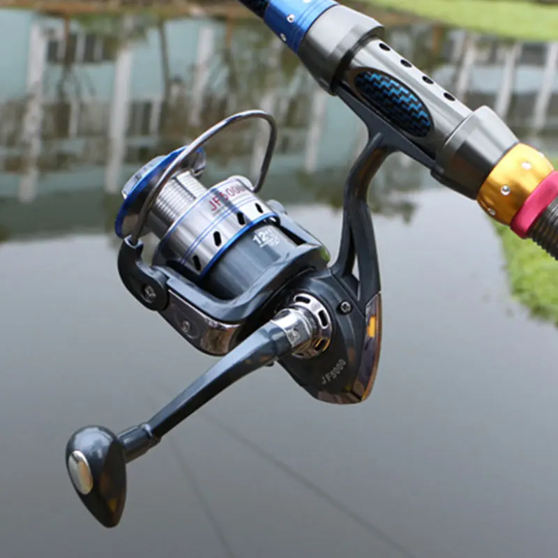 Металлическая спиннинговая Рыболовная катушка Peche Рыбное колесо рыболовные