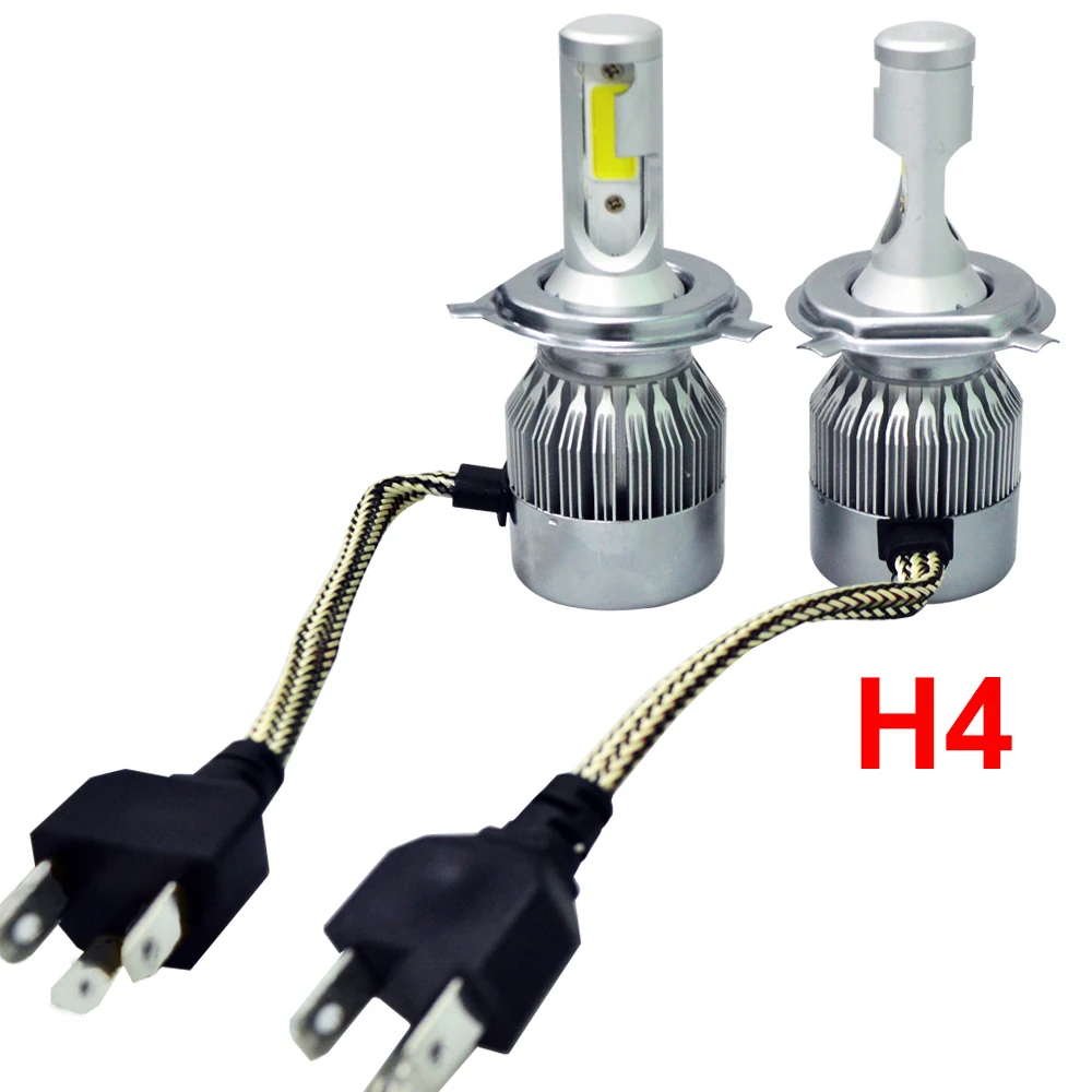 Авто лампы светодиодный H7 H4 H11 H1 H3 9005 9006 HB2 HB3 HB4 светодиодный Автомобильные фары высокого низкого луча противотуманная фара лампа стайлинга автомобилей