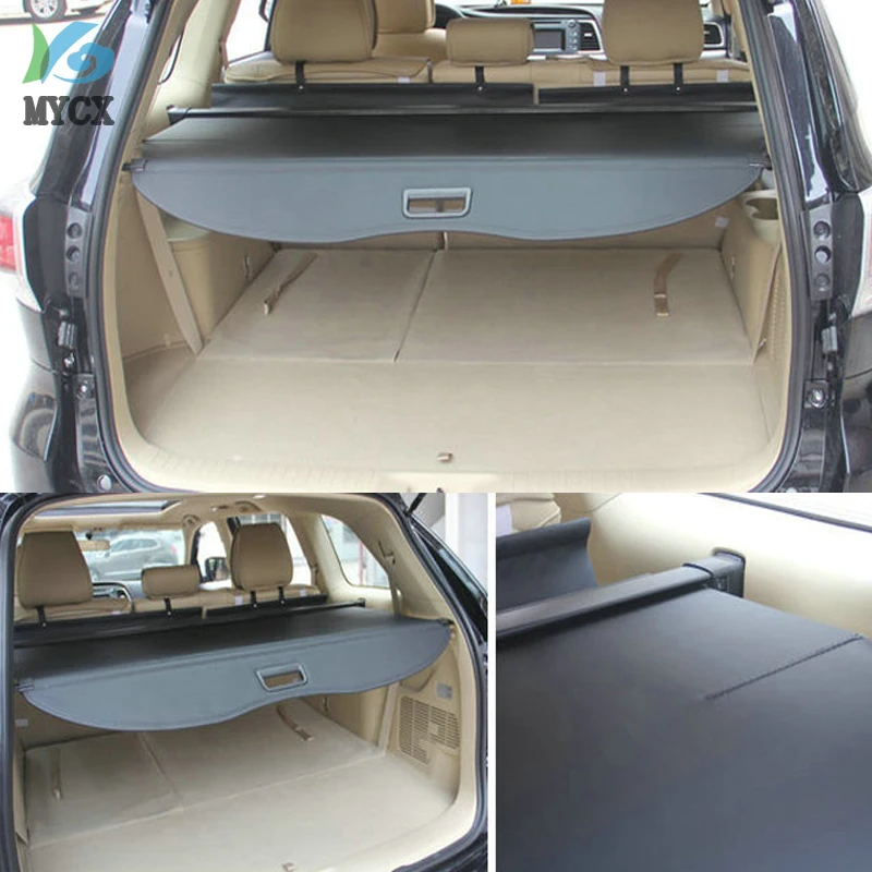 Aluminium Alloy+ Fabric Rear Trunk Security Shield Cargo Cover For Jeep Grand Cherokee 2011 2012 2013