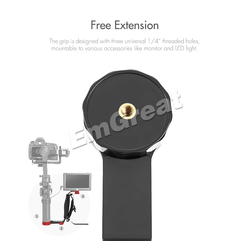 Zhiyun официальный Crane 2 Gimbal аксессуары L кронштейн для переустановки Mini Dual Grip LED