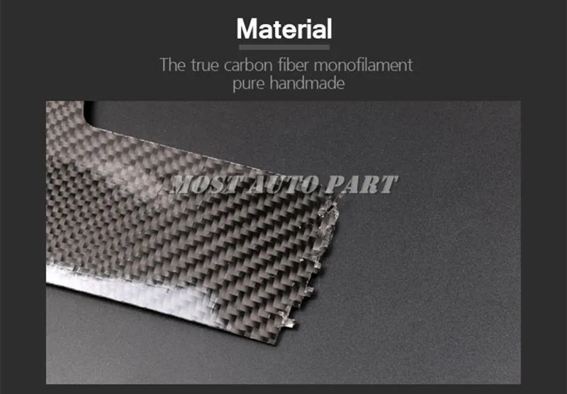 Углеродного волокна центральной консоли Шестерни коробка Накладка для Mazda CX-5 KF