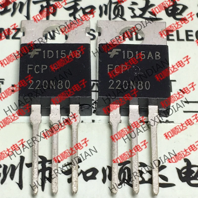 Новый оригинальный FCP220N80 TO 220 800 V 23A|Индукторы| |